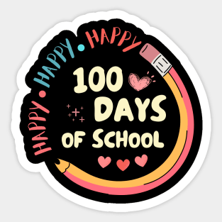 Happy 100 Days of School Sticker